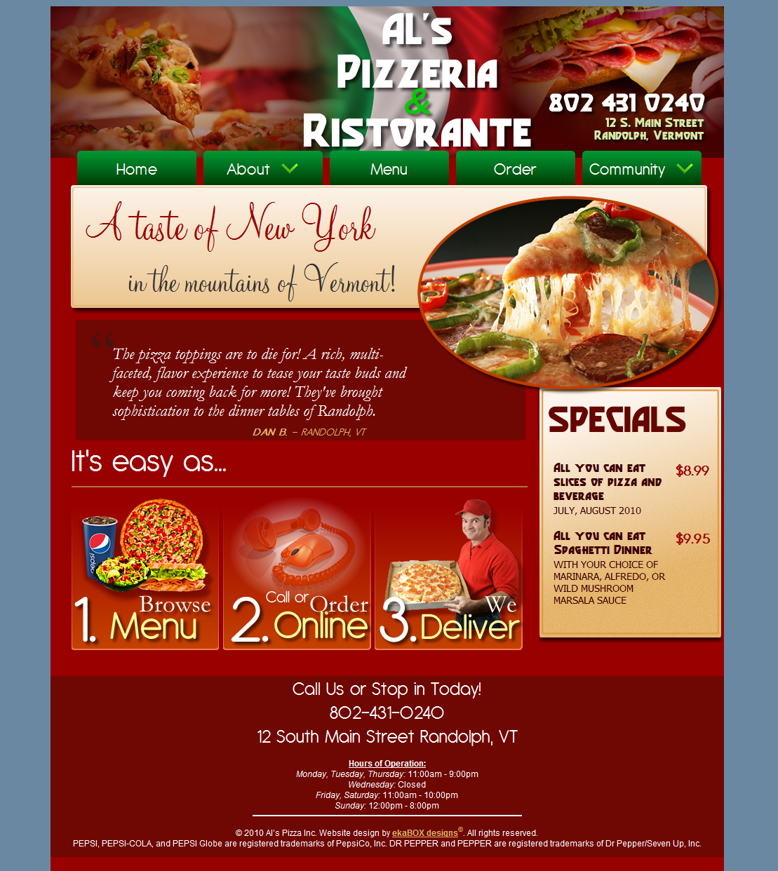 AL'S PIZZERIA & RISTORANTE