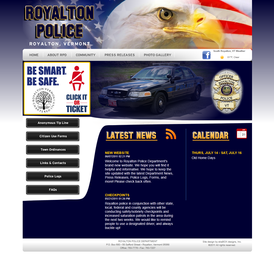 ROYALTON POLICE DEPARTMENT